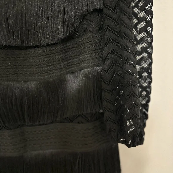 Fringe Skirt Set Black - Picture 4 of 6